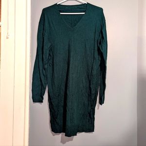 Teal Sweater Dress